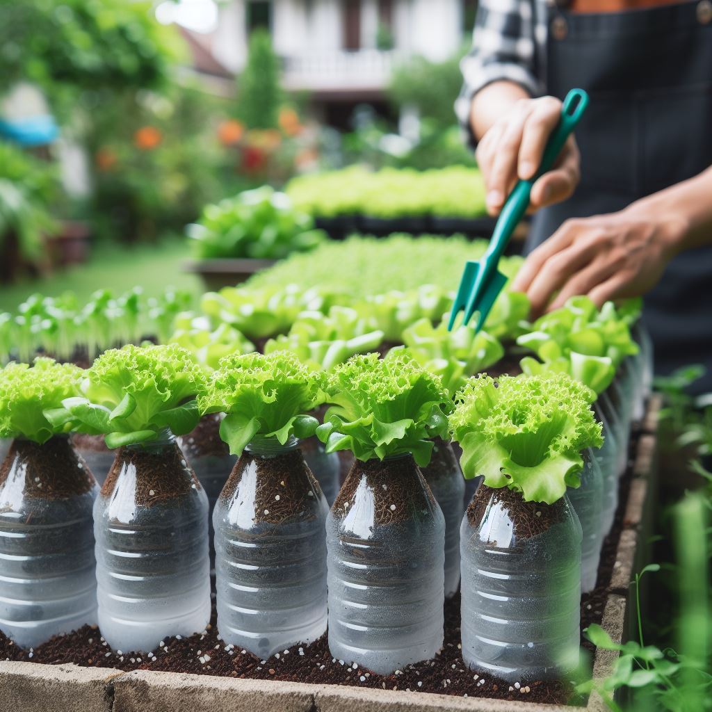 Guia Prático: Plantando Alface em Garrafa PET de Forma Simples e Sustentável