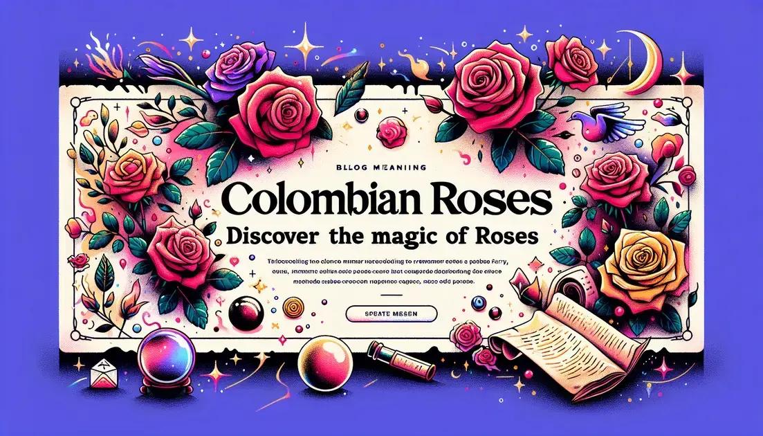 Rosas Colombianas Significado: Descubra a Magia das Rosas