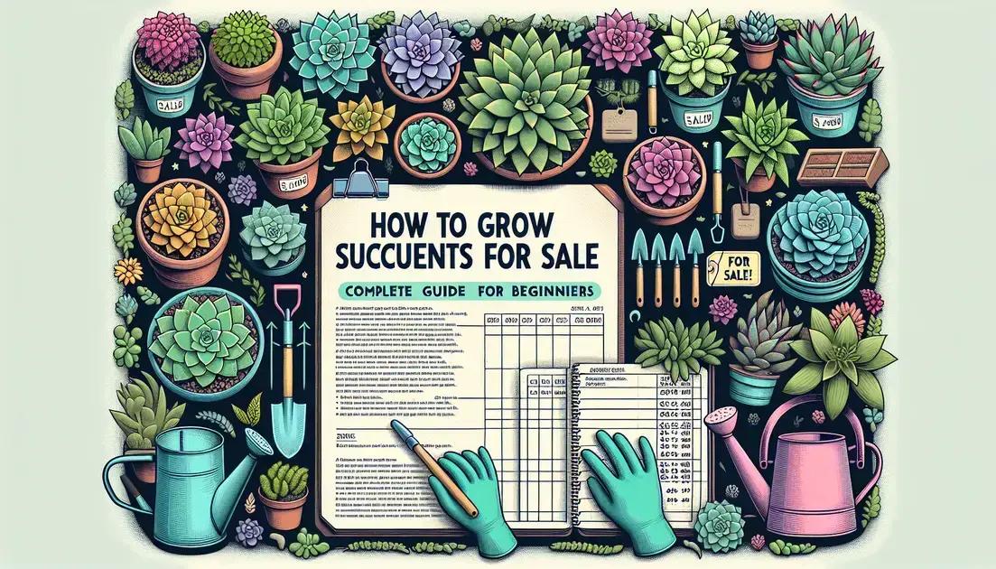 Como Plantar Suculenta para Vender: Guia Completo para Iniciantes!