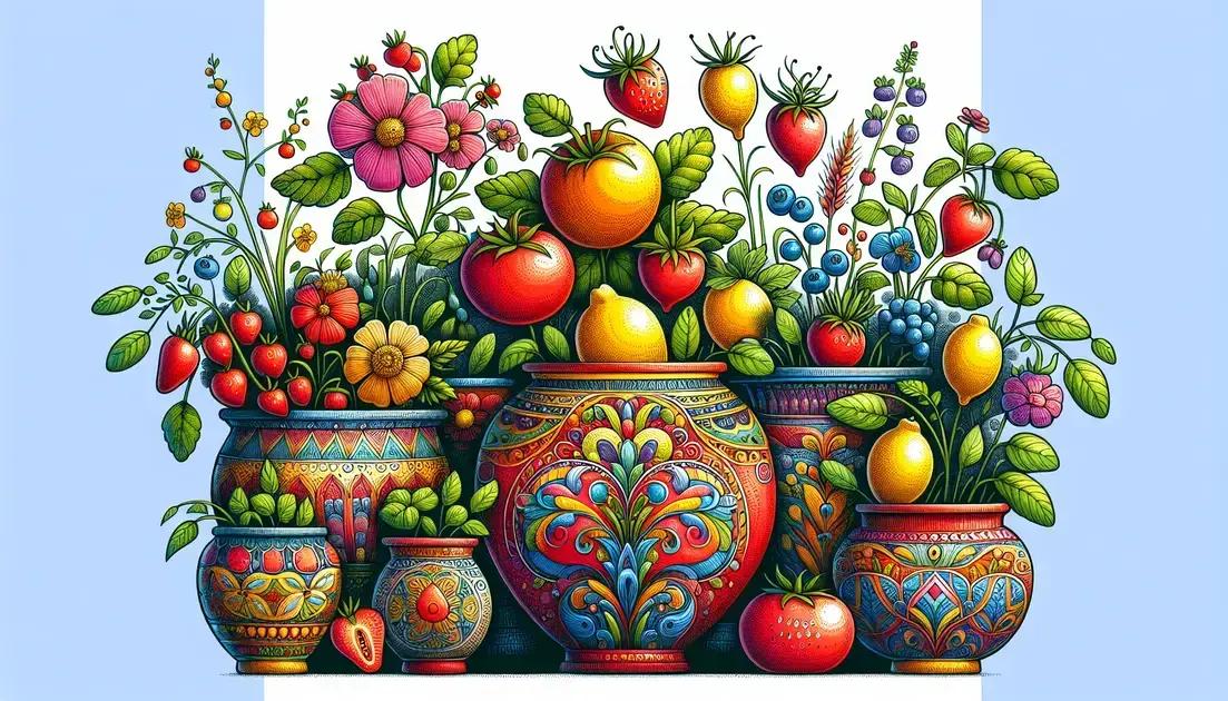 Melhores Frutas para Cultivar em Vasos