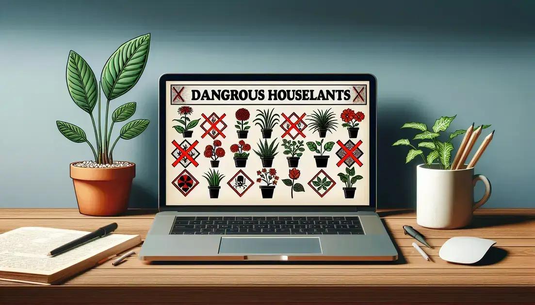 Quais são as plantas que não pode ter dentro de casa? Descubra!