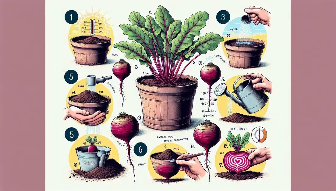 Como plantar beterraba em vaso: Guia prático para iniciantes