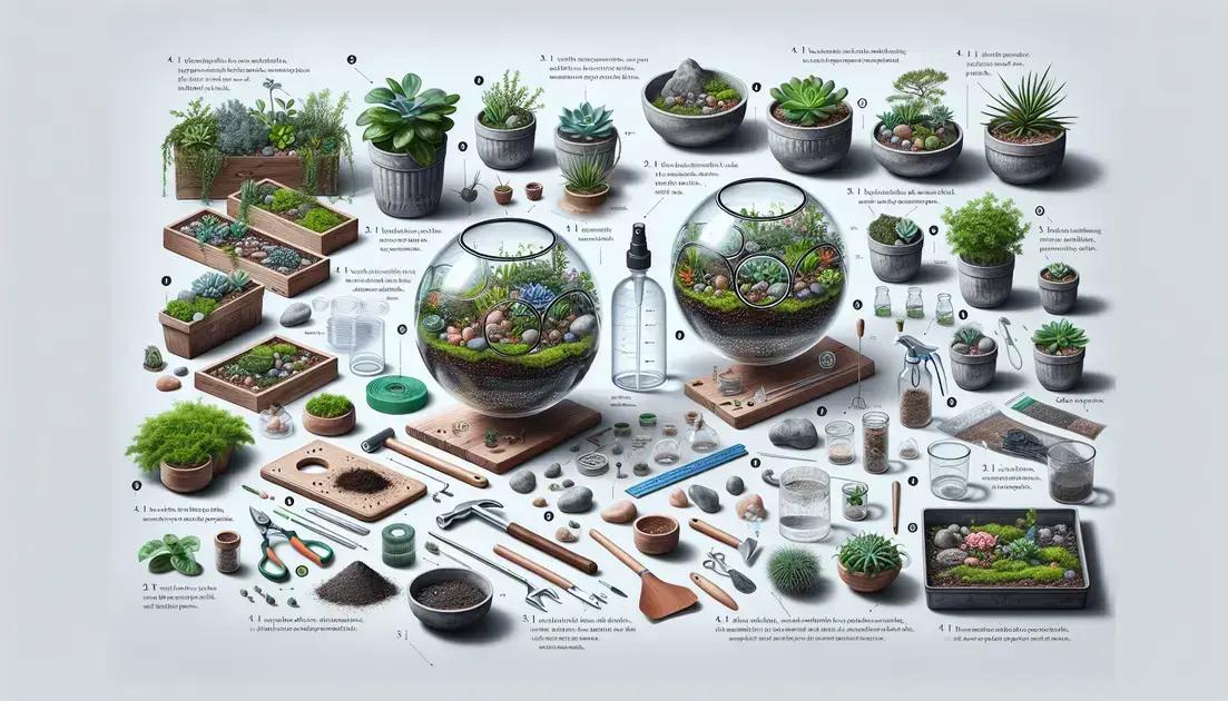 Decoração do terrário