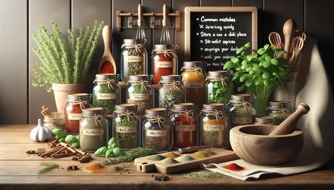 Ervas e especiarias essenciais