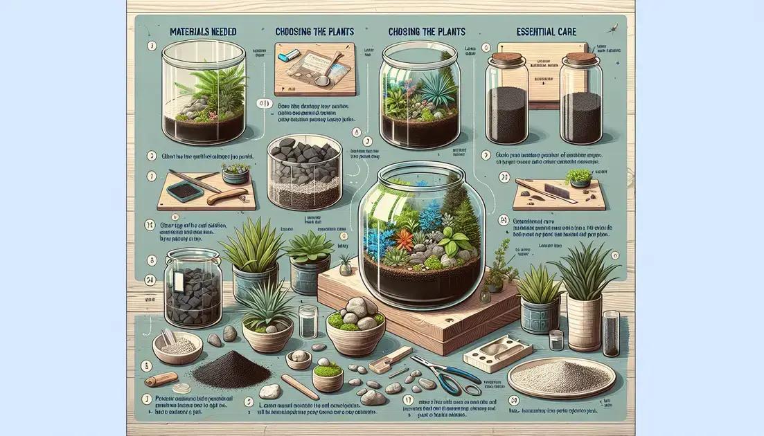 Escolhendo as plantas