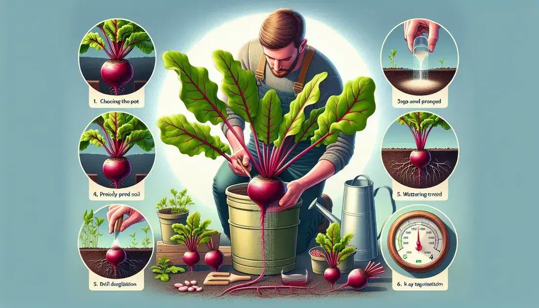 Fertilização da beterraba