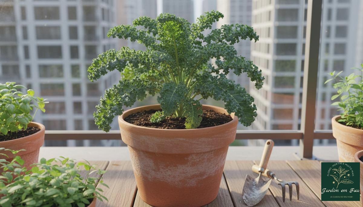 Couve em vaso dá certo?