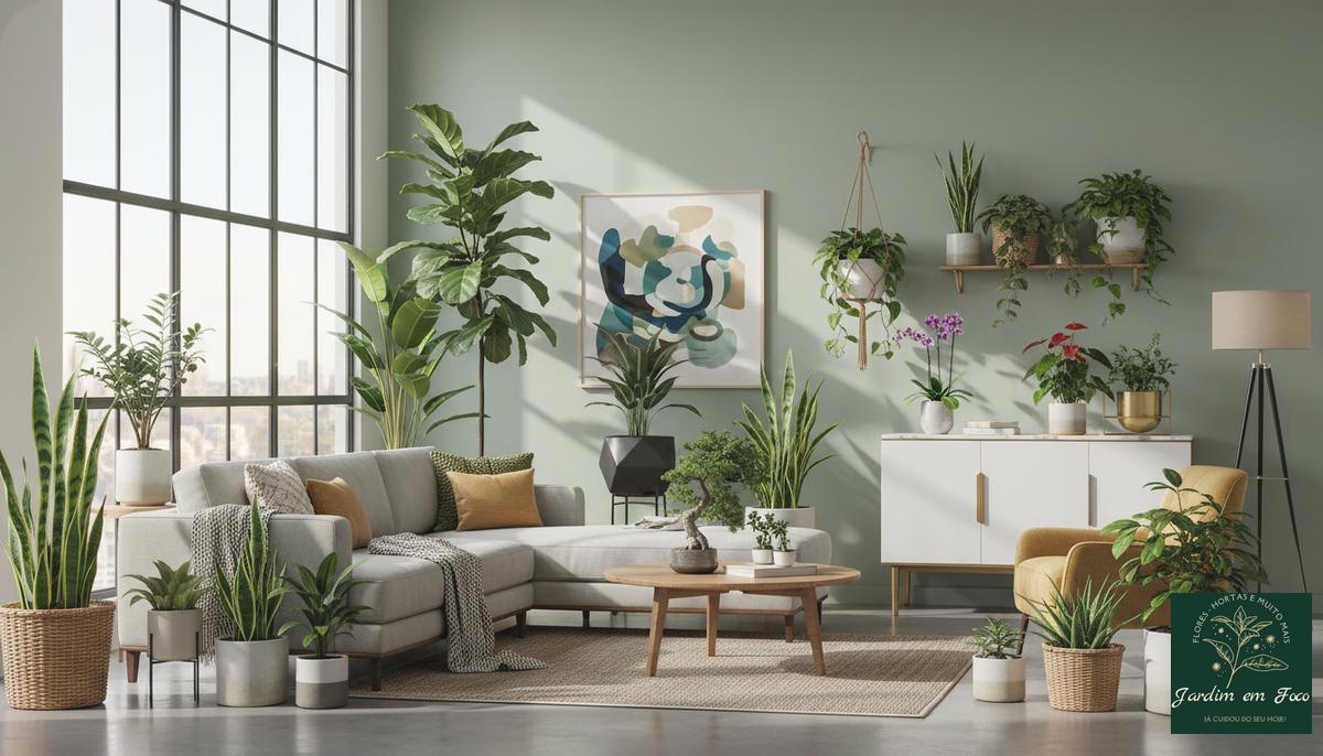 Plantas ideais para sala de estar