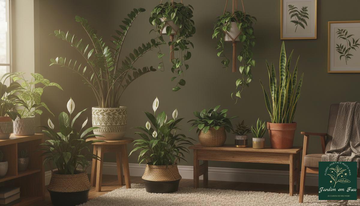 Plantas que vivem bem com pouca luz