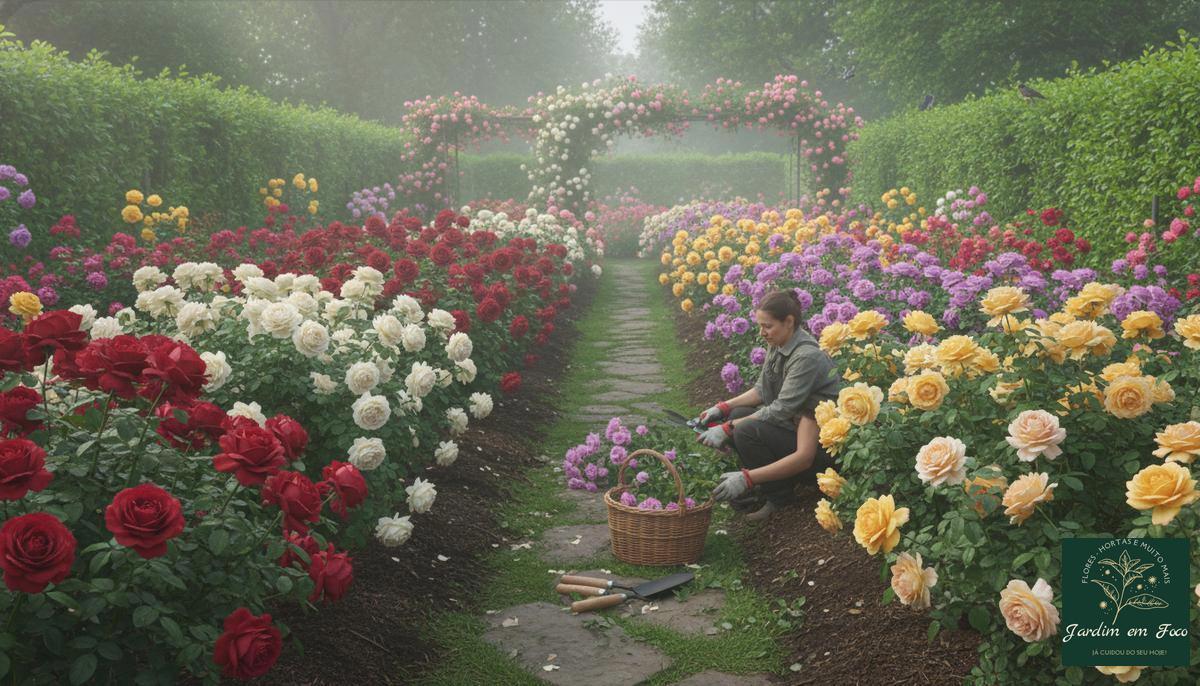 Como cuidar de rosas o ano todo