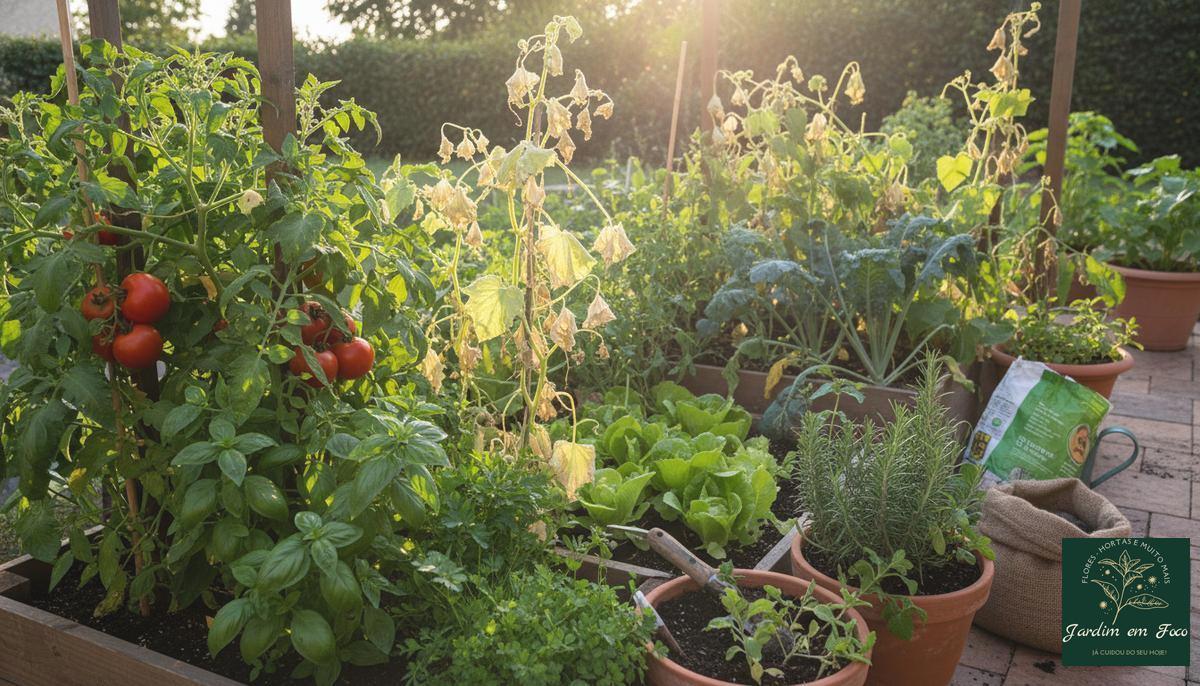 Erros comuns em hortas caseiras